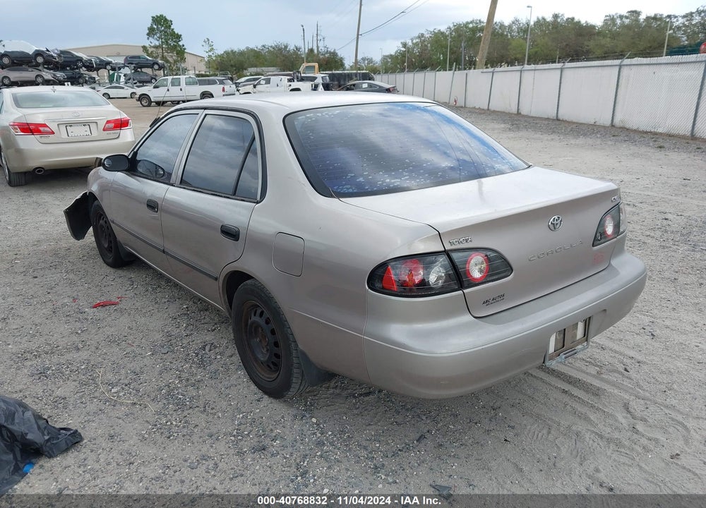 1999 TOYOTA COROLLA CE VIN: 2T1BR12E1XC131354