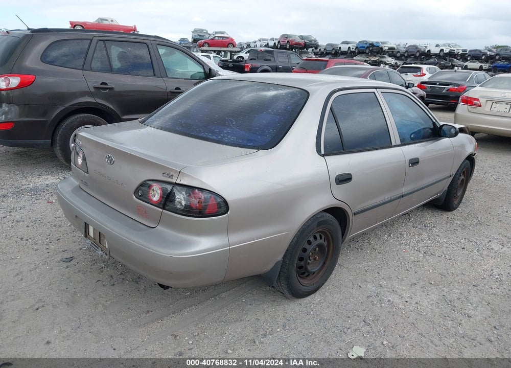 1999 TOYOTA COROLLA CE VIN: 2T1BR12E1XC131354