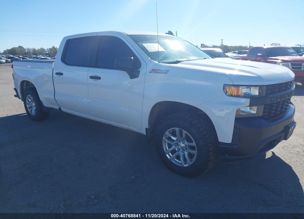 2021 CHEVROLET SILVERADO 1500 4WD STANDARD BED WT VIN: 3GCUYAEF8MG296352