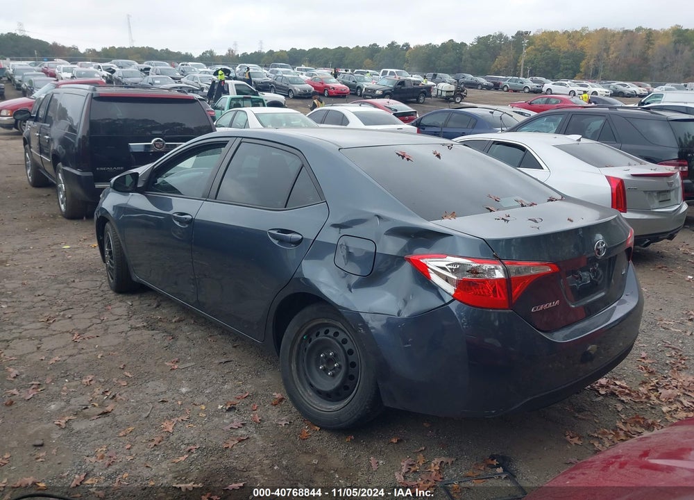 2016 TOYOTA COROLLA LE VIN: 2T1BURHE3GC624375