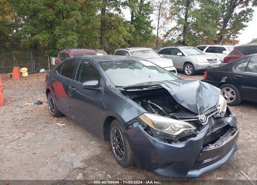2016 TOYOTA COROLLA LE VIN: 2T1BURHE3GC624375
