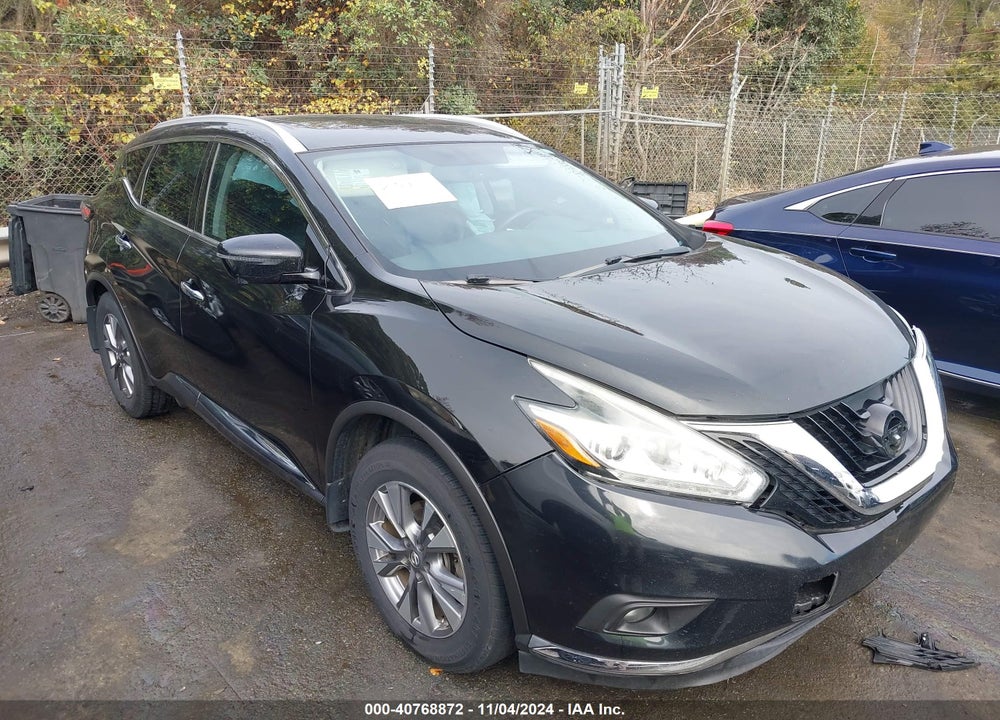 2015 NISSAN MURANO SL VIN: 5N1AZ2MG9FN290923