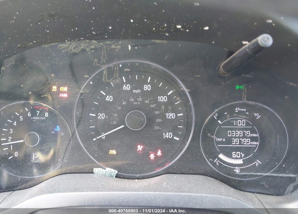 2019 HONDA HR-V SPORT VIN: 3CZRU6H1XKG719423