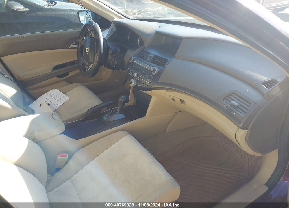 2010 HONDA ACCORD 2.4 LX VIN: 1HGCP2F38AA095975