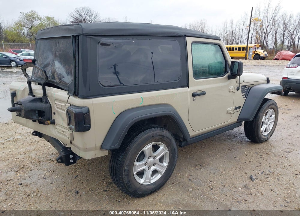 2022 JEEP WRANGLER SPORT S 4X4 VIN: 1C4GJXAN0NW249935
