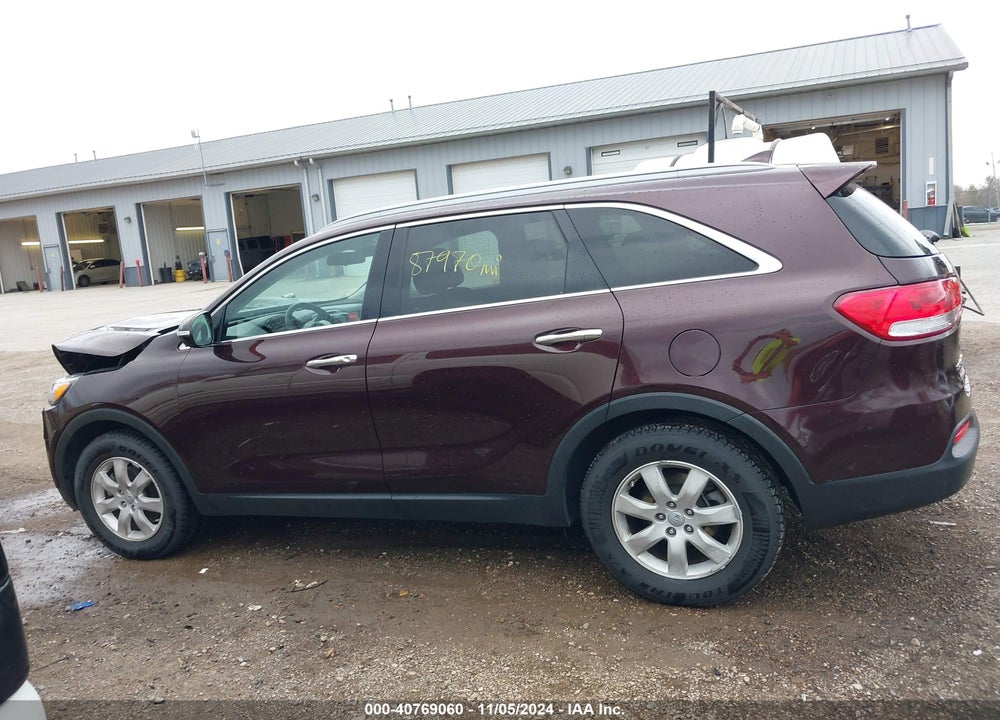 2016 KIA SORENTO 2.4L LX VIN: 5XYPG4A35GG020517