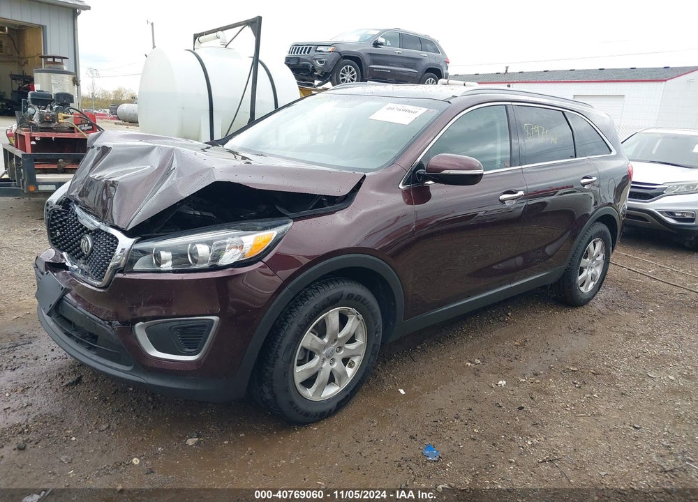 2016 KIA SORENTO 2.4L LX VIN: 5XYPG4A35GG020517