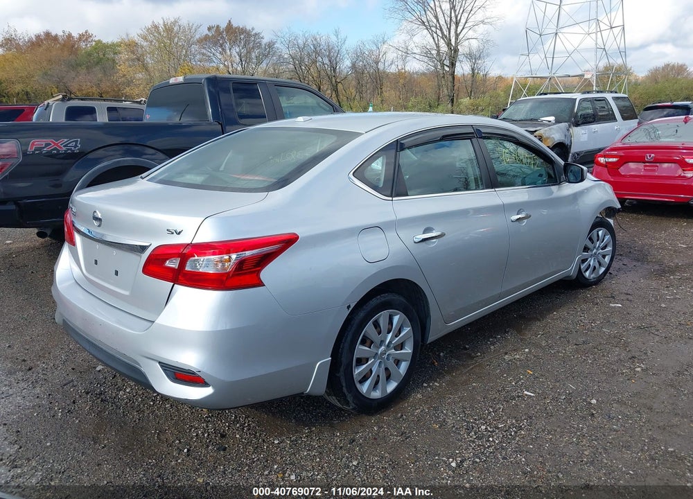 2017 NISSAN SENTRA SV VIN: 3N1AB7AP9HY341680