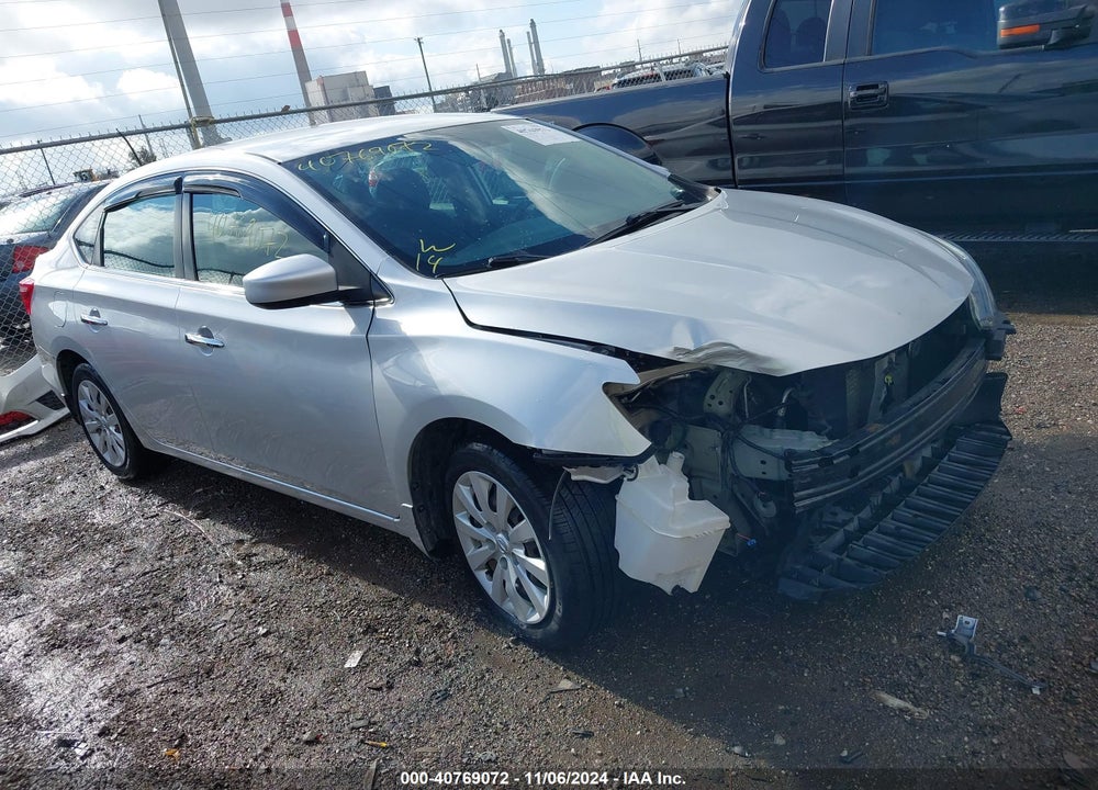 2017 NISSAN SENTRA SV VIN: 3N1AB7AP9HY341680