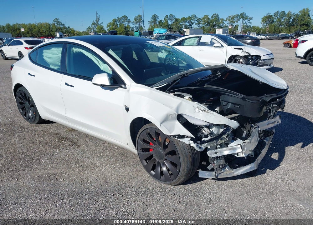 2021 TESLA MODEL 3 PERFORMANCE DUAL MOTOR ALL-WHEEL DRIVE VIN: 5YJ3E1EC6MF991056