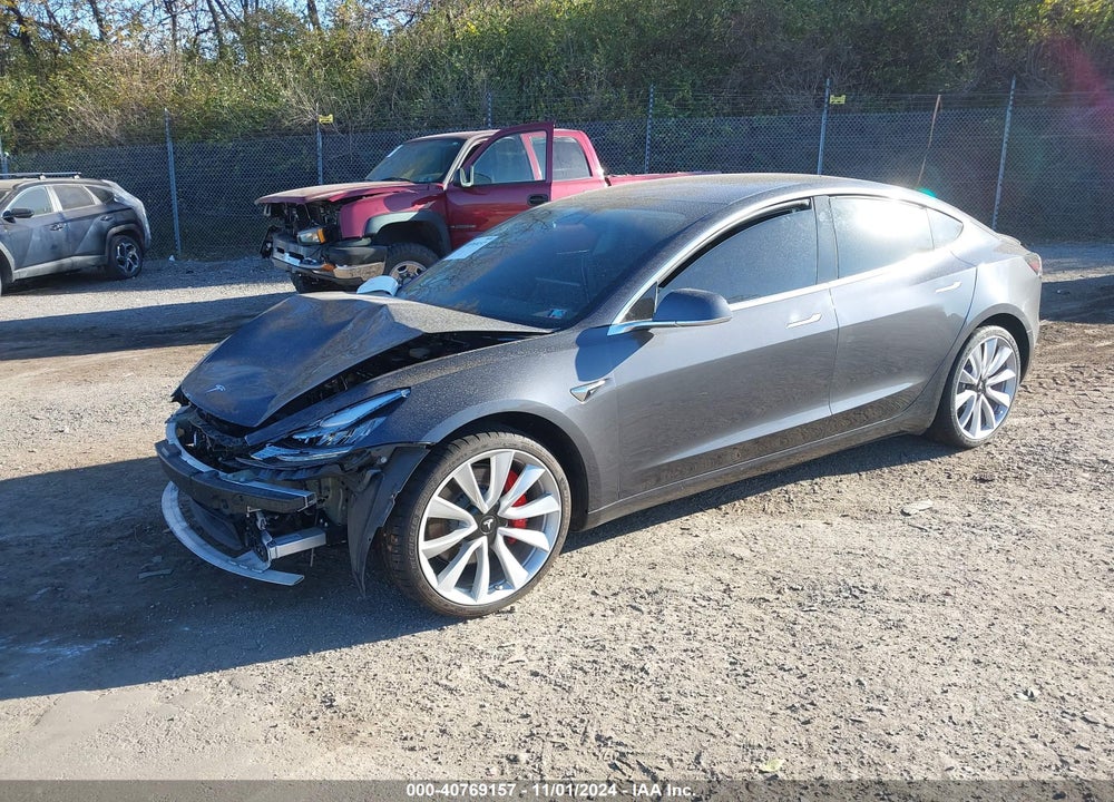 2018 TESLA MODEL 3 LONG RANGE/PERFORMANCE VIN: 5YJ3E1EB2JF072982