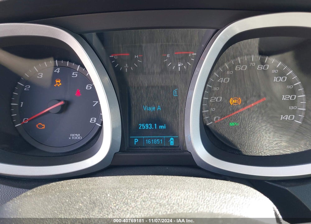 2011 CHEVROLET EQUINOX 2LT VIN: 2GNALPEC9B1326451
