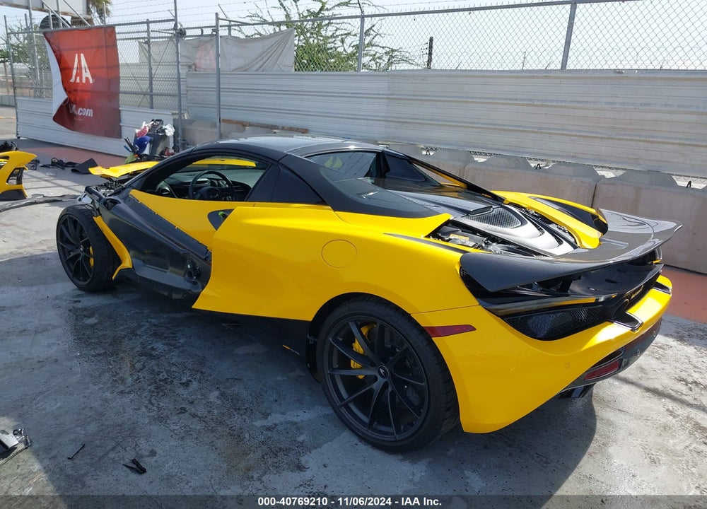 2022 MCLAREN 720S LUXURY/PERFORMANCE VIN: SBM14FCA3NW006984