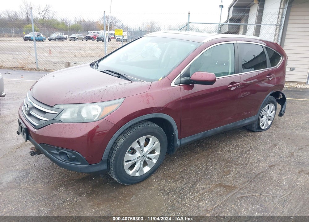 2013 HONDA CR-V EX-L VIN: 5J6RM4H7XDL032201