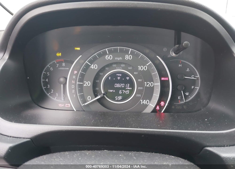 2013 HONDA CR-V EX-L VIN: 5J6RM4H7XDL032201