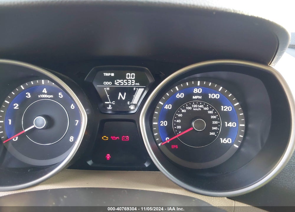 2011 HYUNDAI ELANTRA GLS VIN: 5NPDH4AE6BH053268