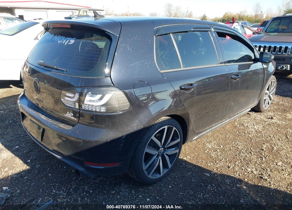 2013 VOLKSWAGEN GTI WOLFSBURG EDITION VIN: WVWGV7AJ4DW135839