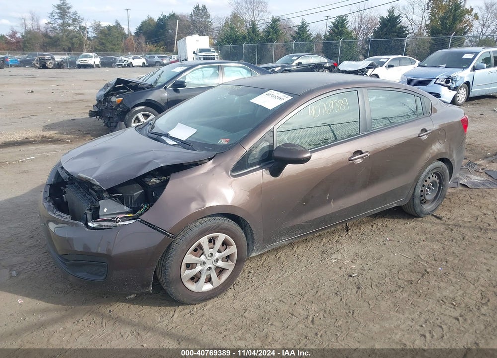 2012 KIA RIO EX VIN: KNADN4A35C6058154
