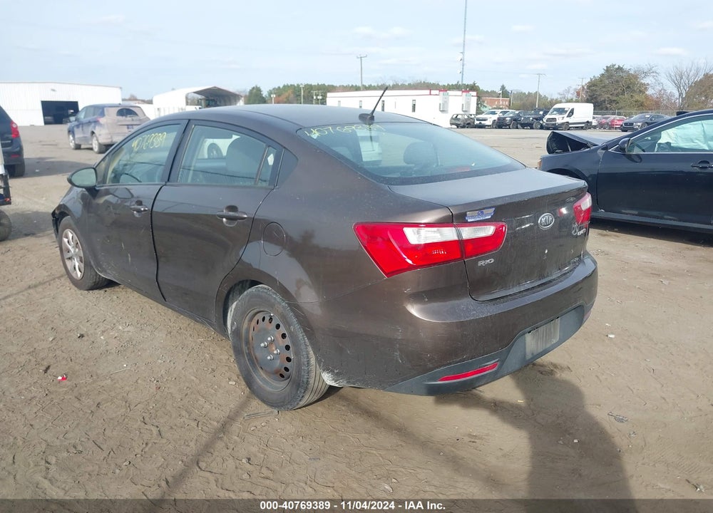 2012 KIA RIO EX VIN: KNADN4A35C6058154