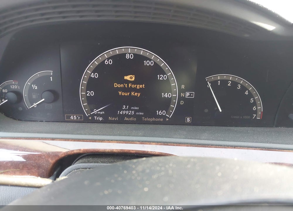 2008 MERCEDES-BENZ S 550 4MATIC VIN: WDDNG86X18A191315