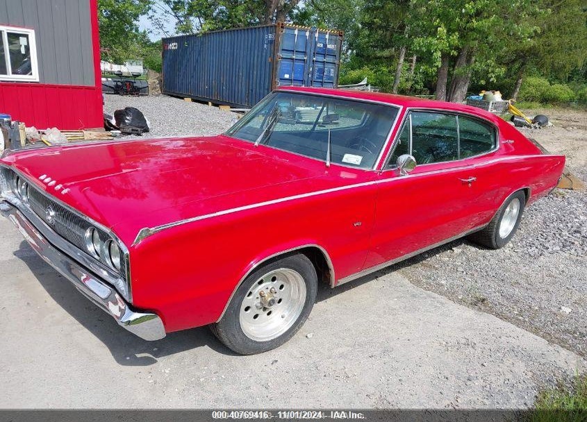 1967 DODGE CHARGER VIN: XP29F72182396
