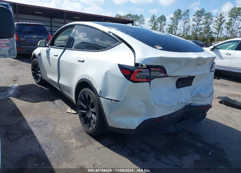 2021 TESLA MODEL Y LONG RANGE DUAL MOTOR ALL-WHEEL DRIVE VIN: 5YJYGDEE6MF130088