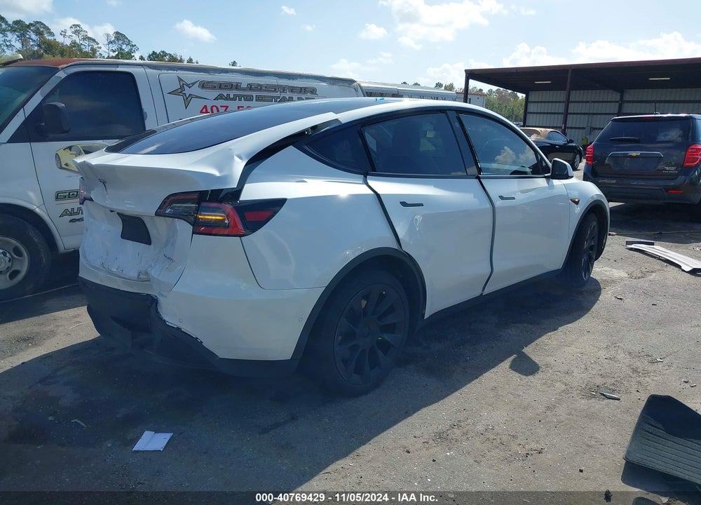 2021 TESLA MODEL Y LONG RANGE DUAL MOTOR ALL-WHEEL DRIVE VIN: 5YJYGDEE6MF130088