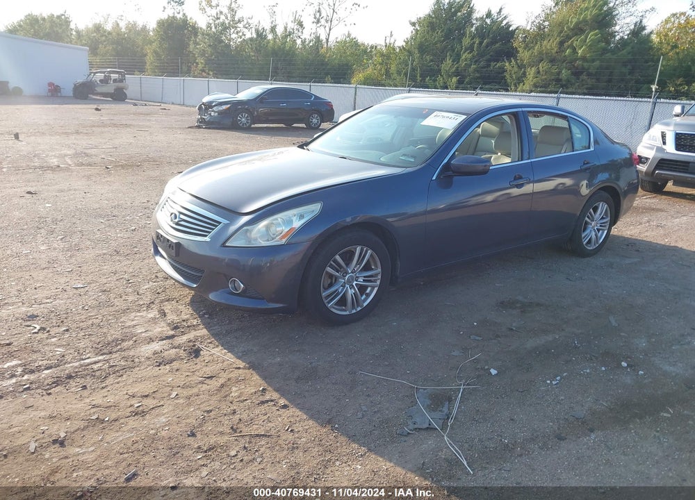 2013 INFINITI G37X VIN: JN1CV6AR1DM760809