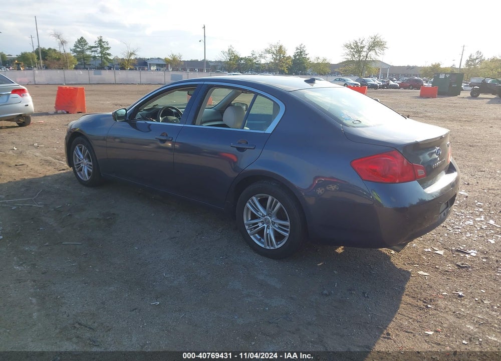 2013 INFINITI G37X VIN: JN1CV6AR1DM760809