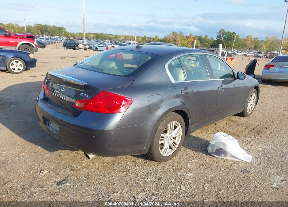 2013 INFINITI G37X VIN: JN1CV6AR1DM760809