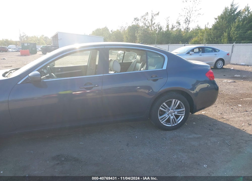 2013 INFINITI G37X VIN: JN1CV6AR1DM760809