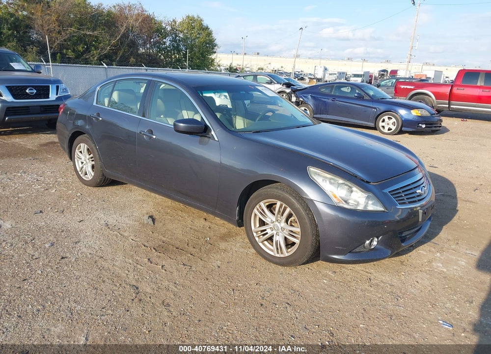 2013 INFINITI G37X VIN: JN1CV6AR1DM760809
