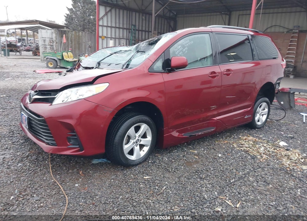 2019 TOYOTA SIENNA LE 7 PASSENGER VIN: 5TDKZ3DC2KS012302