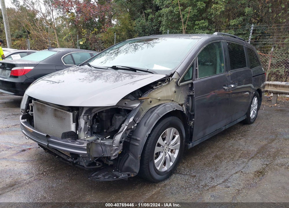 2015 HONDA ODYSSEY EX-L VIN: 5FNRL5H60FB037502