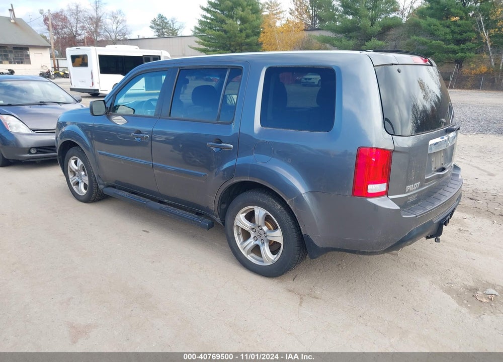 2012 HONDA PILOT EX-L VIN: 5FNYF4H51CB022653