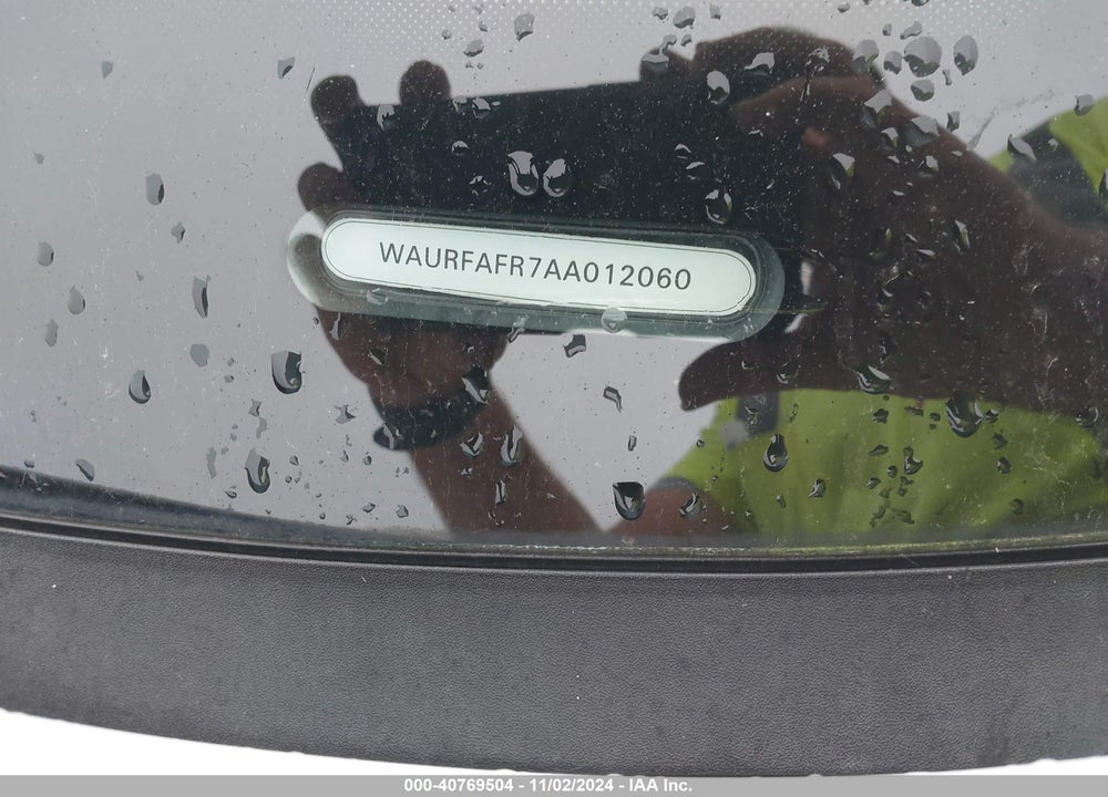 2010 AUDI A5 2.0T PREMIUM VIN: WAURFAFR7AA012060