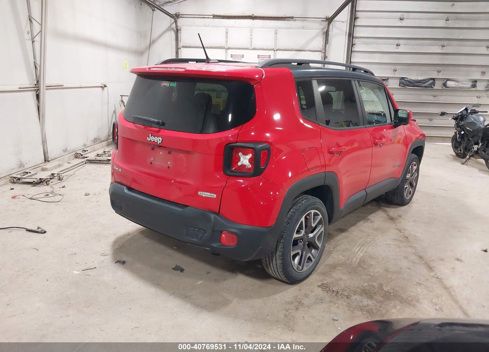 2016 JEEP RENEGADE LATITUDE VIN: ZACCJBBT2GPD26836