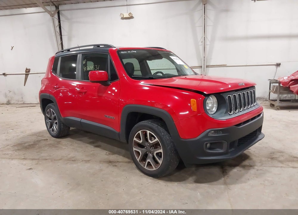 2016 JEEP RENEGADE LATITUDE VIN: ZACCJBBT2GPD26836