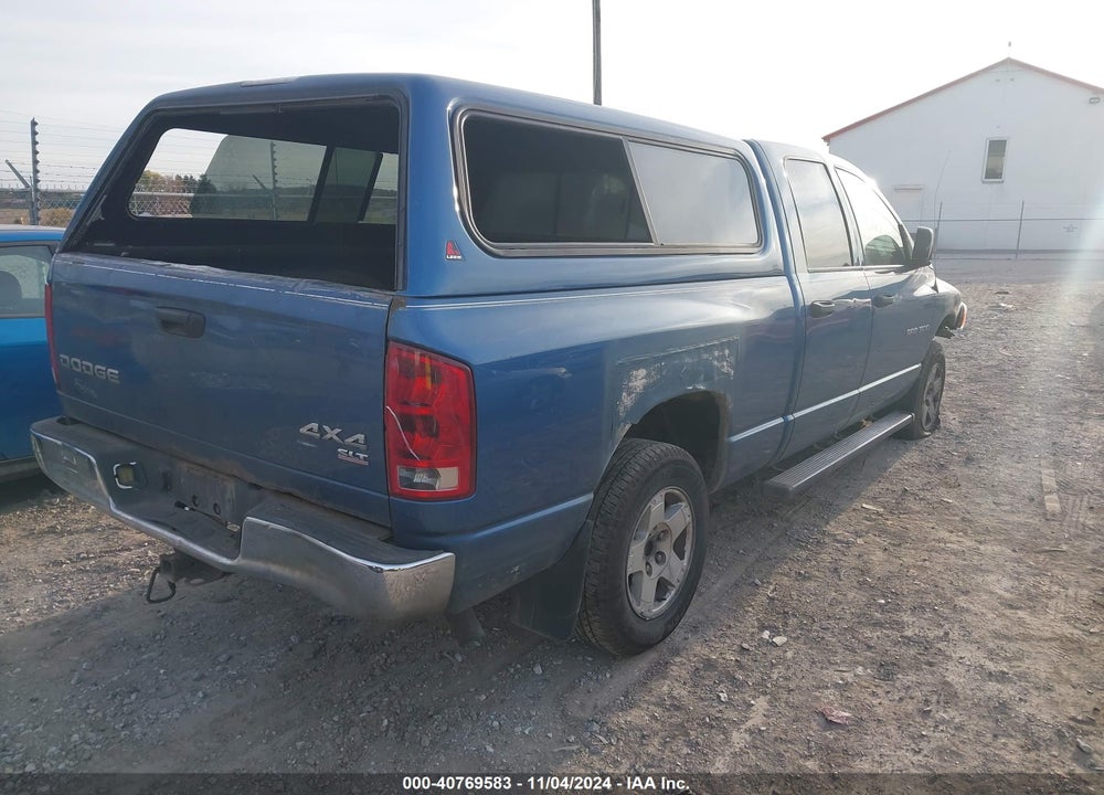 2004 DODGE RAM 1500 SLT/LARAMIE VIN: 1D7HU18N44S787421