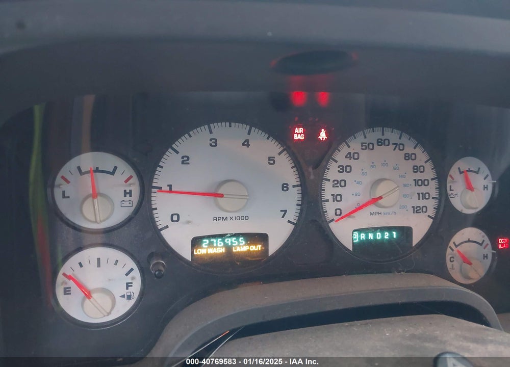 2004 DODGE RAM 1500 SLT/LARAMIE VIN: 1D7HU18N44S787421