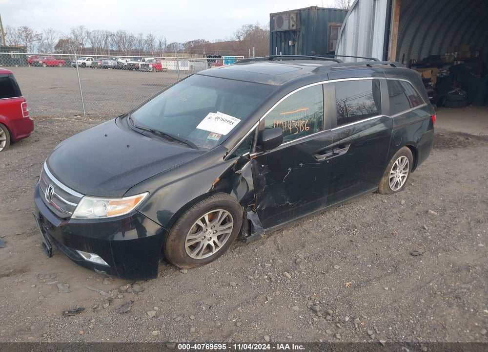 2011 HONDA ODYSSEY EX-L VIN: 5FNRL5H65BB091498