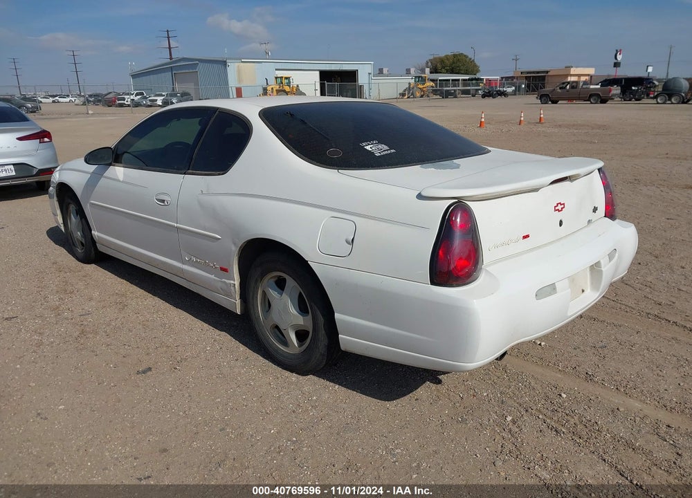 2002 CHEVROLET MONTE CARLO SS VIN: 2G1WX15K229141319