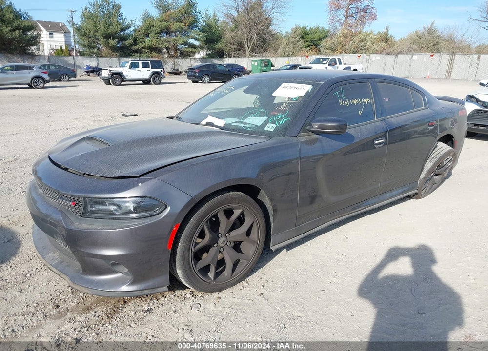 2019 DODGE CHARGER GT RWD VIN: 2C3CDXHG4KH561249
