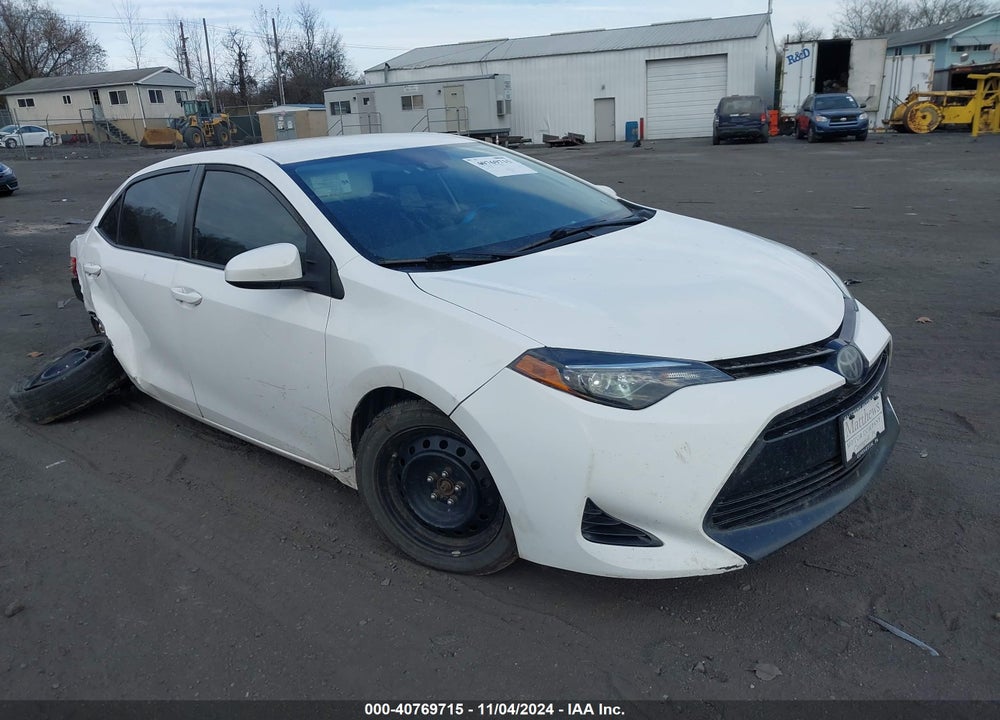 2018 TOYOTA COROLLA LE VIN: 2T1BURHE1JC987717