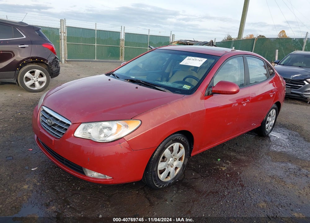 2008 HYUNDAI ELANTRA GLS/SE VIN: KMHDU46D98U450995