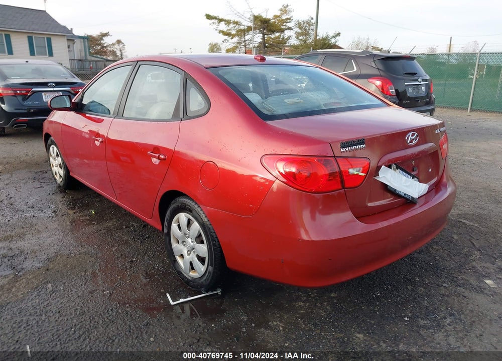 2008 HYUNDAI ELANTRA GLS/SE VIN: KMHDU46D98U450995