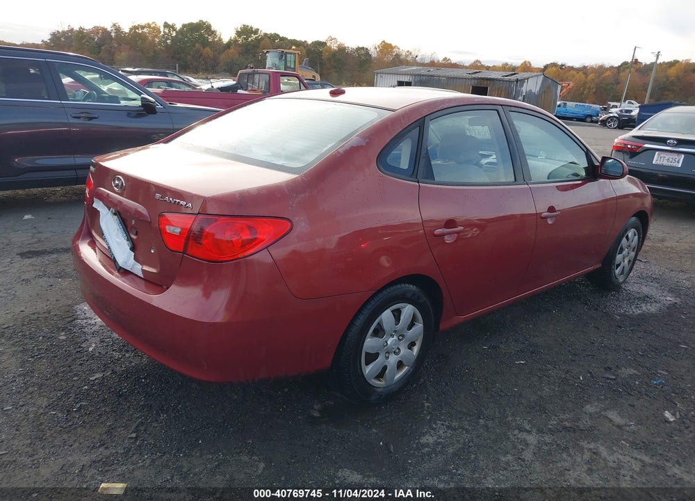 2008 HYUNDAI ELANTRA GLS/SE VIN: KMHDU46D98U450995