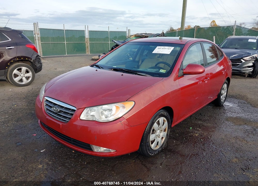 2008 HYUNDAI ELANTRA GLS/SE VIN: KMHDU46D98U450995