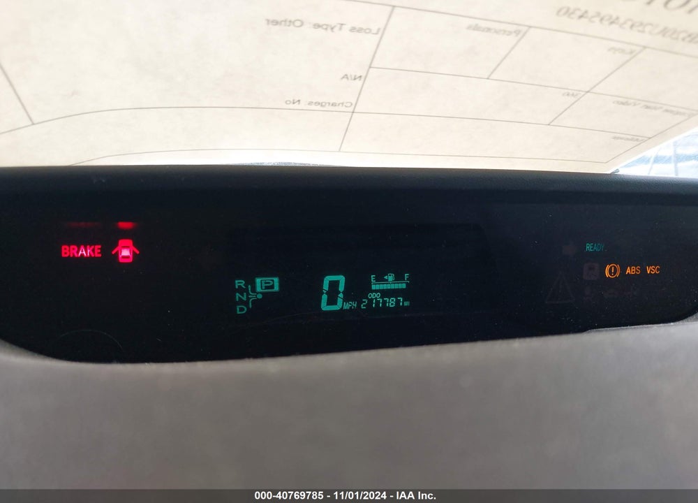 2009 TOYOTA PRIUS VIN: JTDKB20U293495430