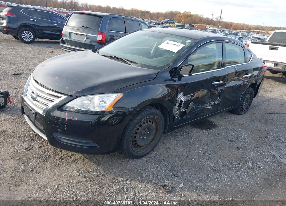 2014 NISSAN SENTRA S VIN: 3N1AB7AP1EY341488